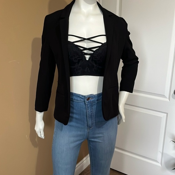 Streetwear Society Black Blazer Jacket - Picture 4 of 6